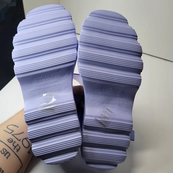 Lazy Oaf x Melissa Blue Kick Off Sandals - Picture 12 of 13